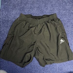 Adidas dark gray Athletic Shorts Lightweight Relaxed Fit
